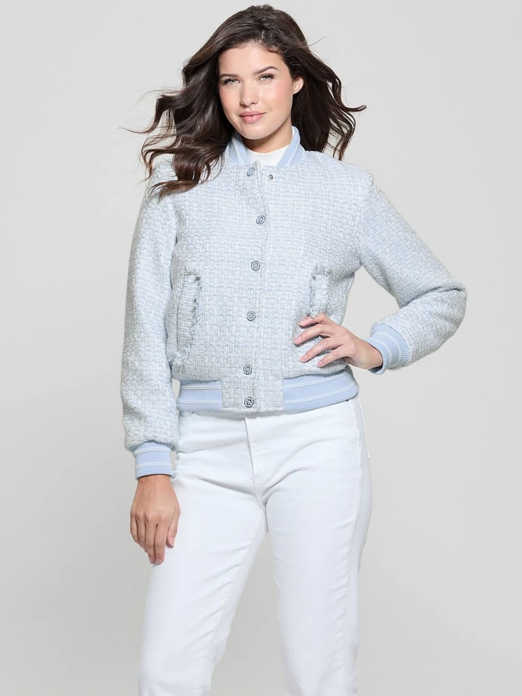 Eco Gloria Tweed Flight Jacket