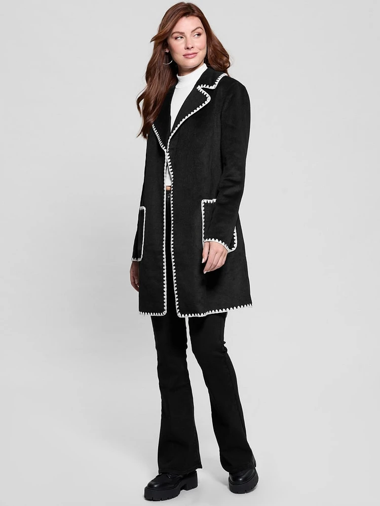 Eco Victoire Wool-Blend Coat