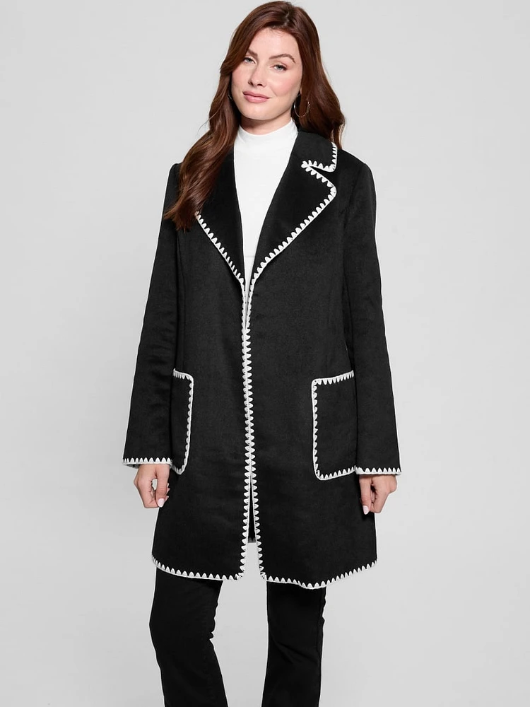 Eco Victoire Wool-Blend Coat