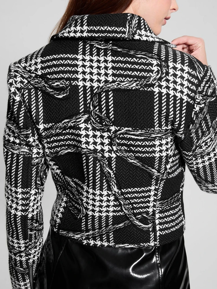 Dover Plaid Moto Jacket