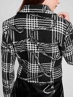 Dover Plaid Moto Jacket