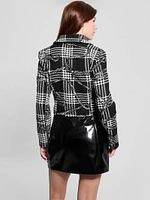 Dover Plaid Moto Jacket