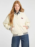 Eco Embroidered Varsity Jacket