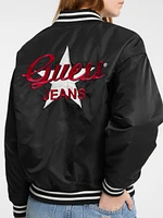 Eco Embroidered Varsity Jacket