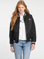 Eco Embroidered Varsity Jacket