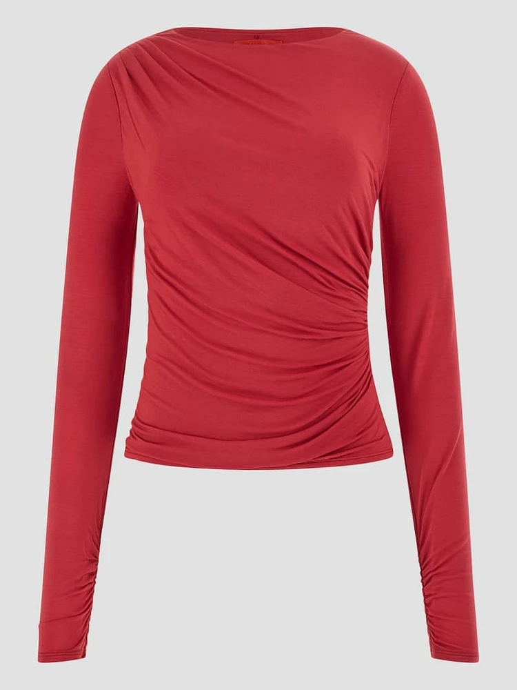 Eco Noelle Shirred Top