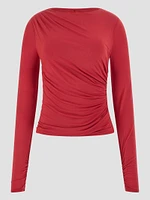 Eco Noelle Shirred Top