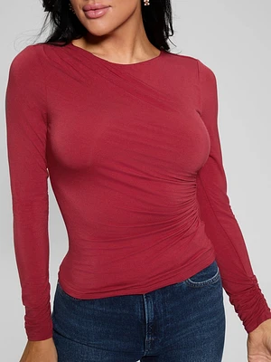 Eco Noelle Shirred Top
