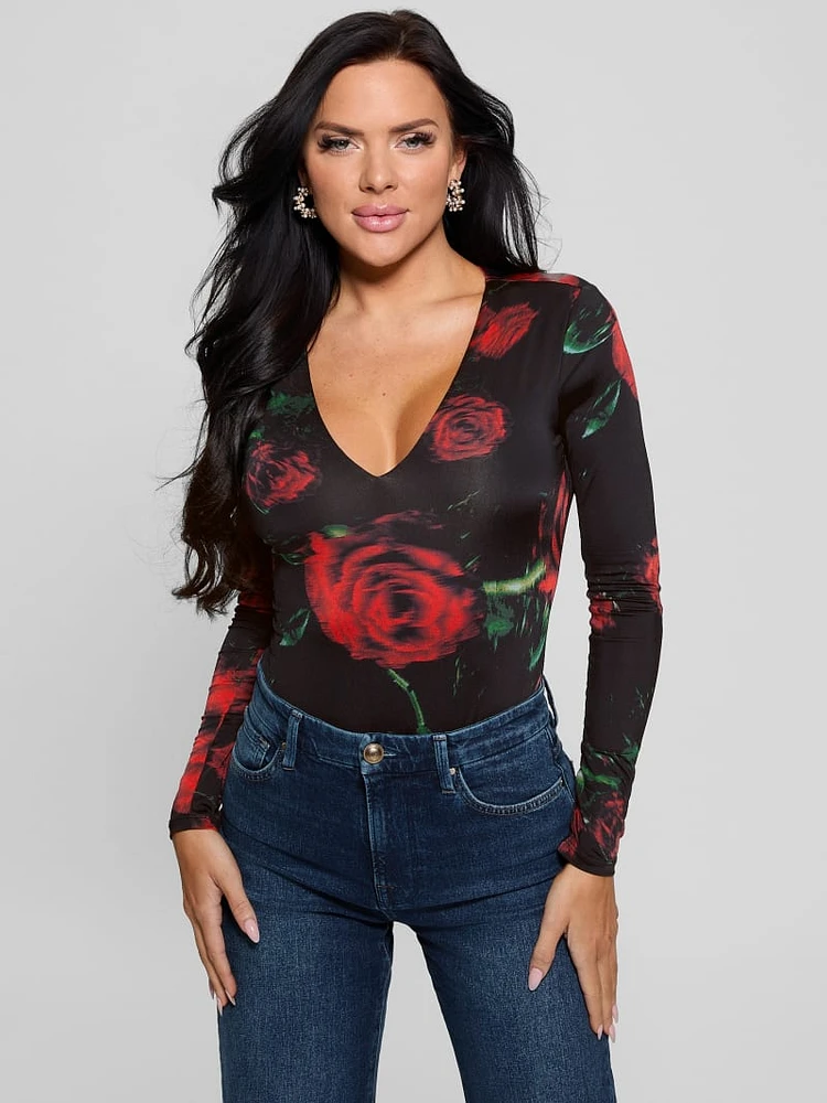 Eco Bianca Printed Bodysuit