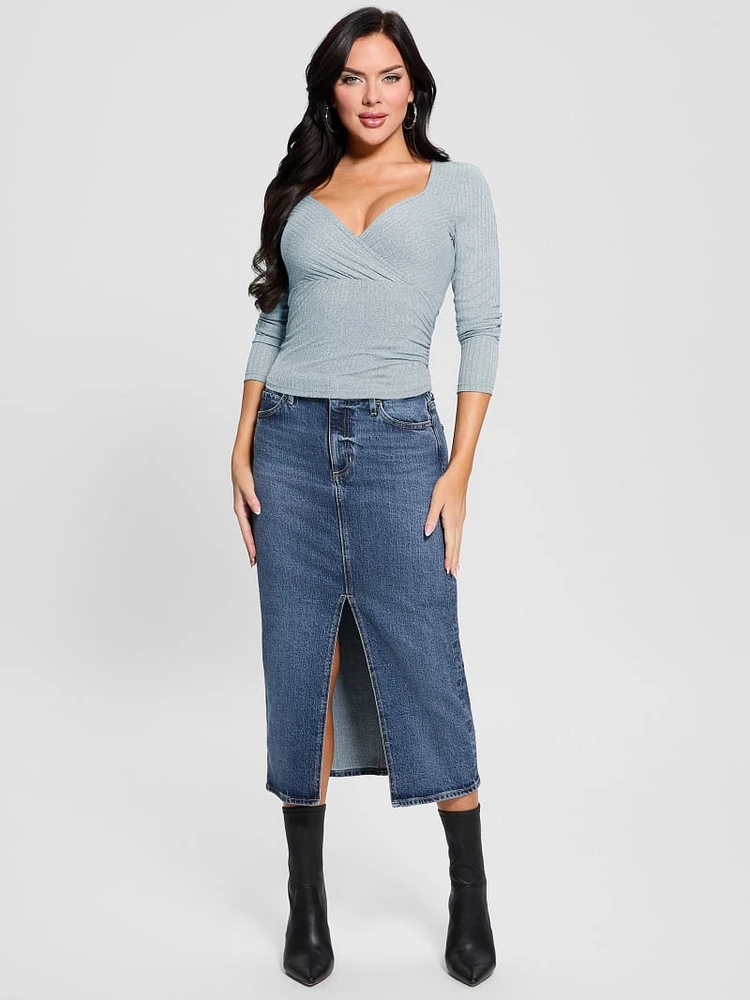 Eco Amira Shirred Top