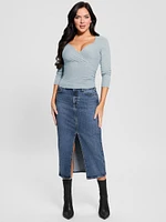 Eco Amira Shirred Top
