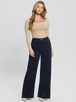 Eco Adrianna Shirred Top