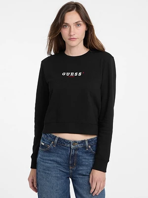 Eco Crewneck Embroidered Sweatshirt