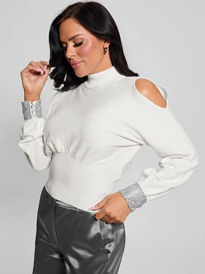 Eco Rhinestone Sweater