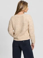 Amelia Pointelle Cardigan