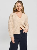 Amelia Pointelle Cardigan