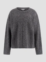 Sylvie Alpaca-Blend Pointelle Sweater
