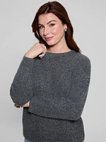 Sylvie Alpaca-Blend Pointelle Sweater