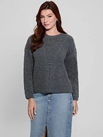 Sylvie Alpaca-Blend Pointelle Sweater