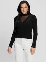 Alice Rhinestone Sweater Top