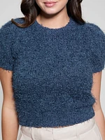 Usami Fuzzy Sweater Top