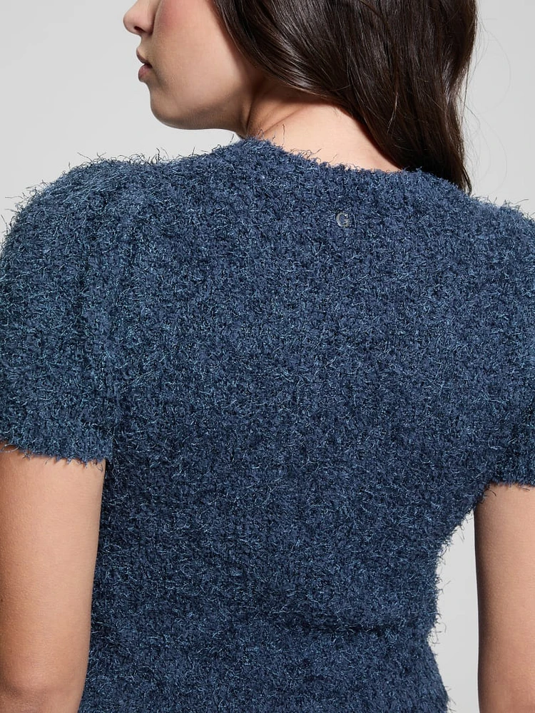Usami Fuzzy Sweater Top