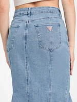 Denim Midi Skirt