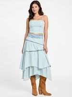 Eco Tanya Denim Maxi Skirt