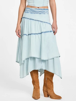 Eco Tanya Denim Maxi Skirt