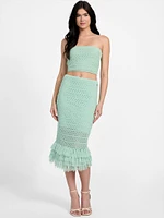 Eco Luca Fringe Hem Skirt