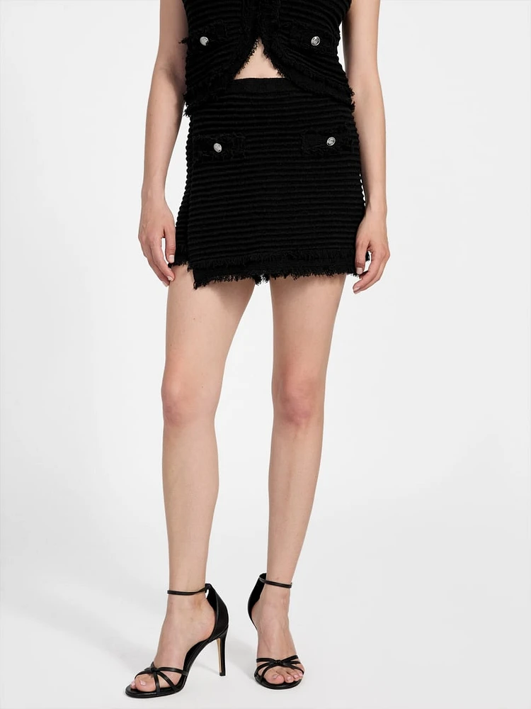 Eco Malina Ottoman Bouclé Skort