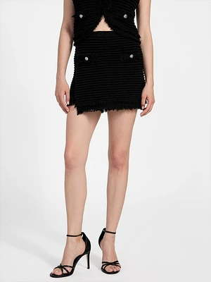 Eco Malina Ottoman Bouclé Skort