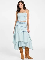 Niki Denim Crop Top