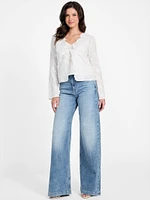 Aida Embroidered Top
