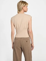 Eco Parakeet Corset Tee