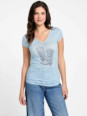 Bling V-Neck Tee