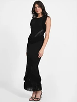 Eco Luisa Fringe Maxi Dress