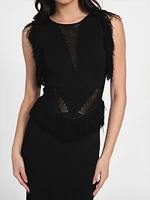 Eco Luisa Fringe Maxi Dress