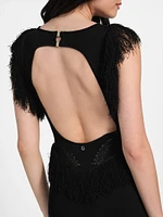 Eco Luisa Fringe Maxi Dress