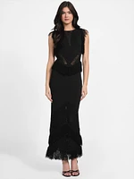 Eco Luisa Fringe Maxi Dress