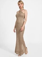 Cynthia Keyhole Maxi Dress