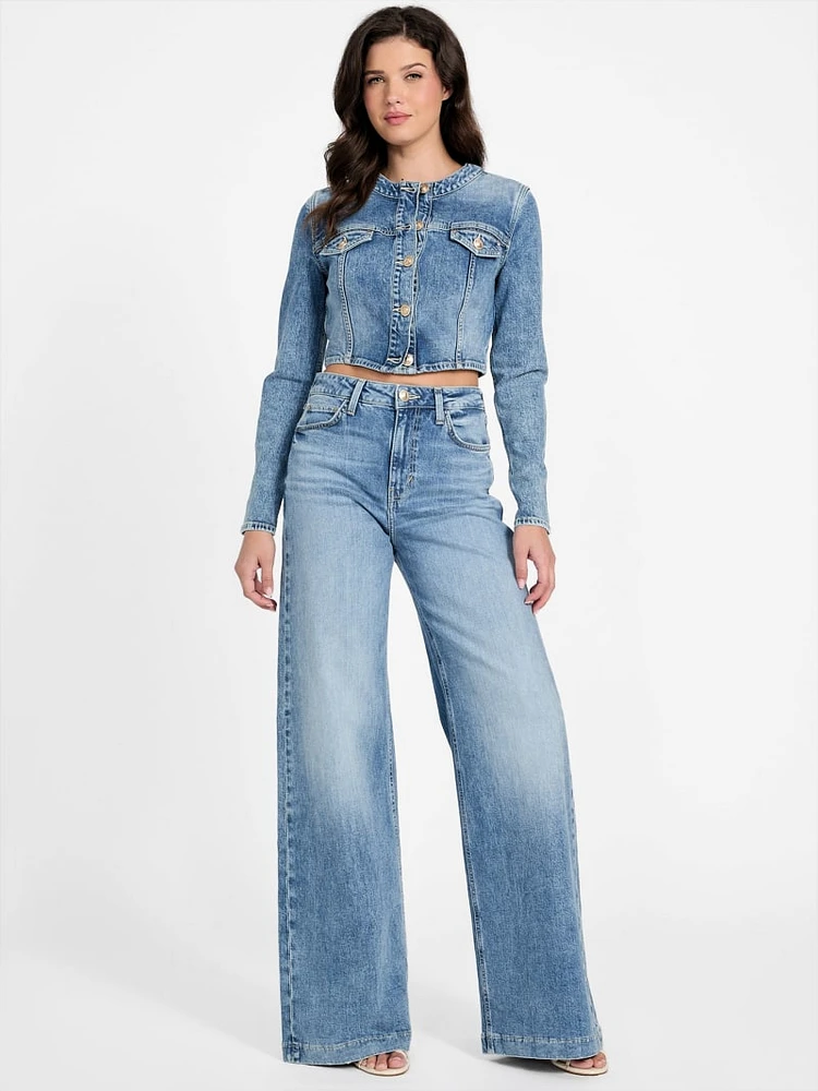 Eco Gemma Cropped Denim Jacket