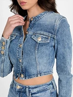 Eco Gemma Cropped Denim Jacket