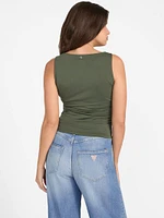 Eco Shirred Ciena Tank Top