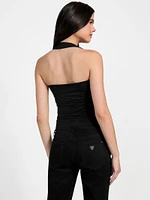 Eco Nora Halter Shirred Tank