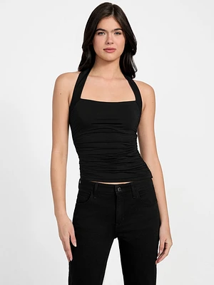 Eco Nora Halter Shirred Tank