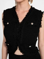 Eco Malina Bouclé Ottoman Vest