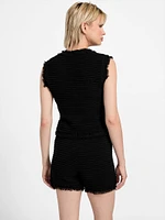 Eco Malina Bouclé Ottoman Vest