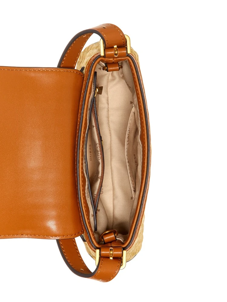 Desideria Straw Mini Shoulder Bag