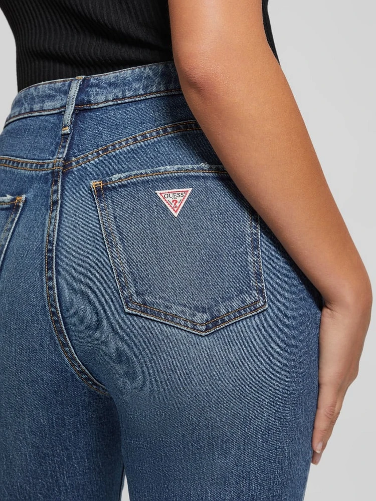Eco Distressed Mom Jeans